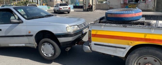 حمل خودرو ایرانخودرو اسلامشهر