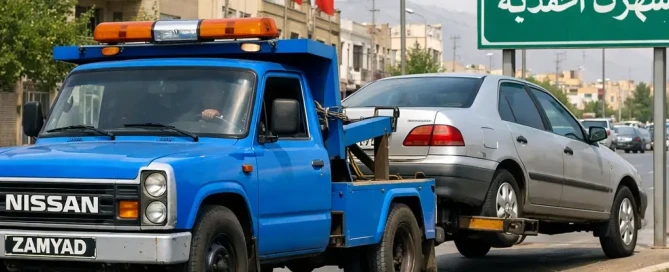 امداد خودرو شهرک احمدیه- امداد یدک کشی