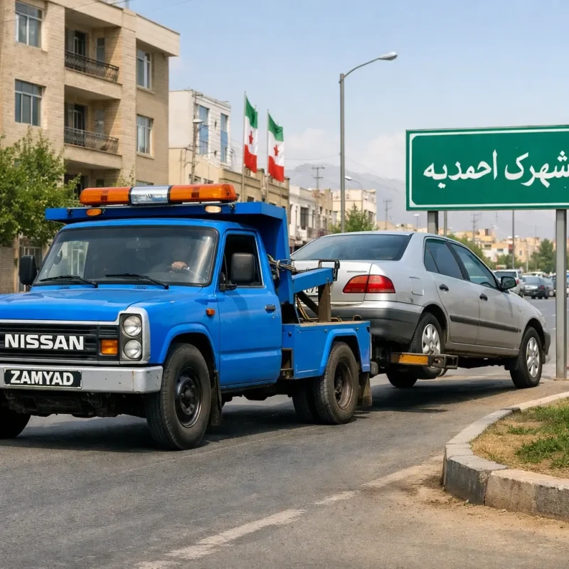 امداد خودرو شهرک احمدیه- امداد یدک کشی